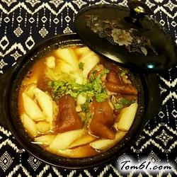 药膳山药炖猪蹄的做法