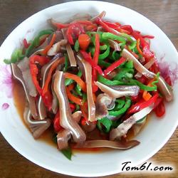 辣椒猪耳朵的做法