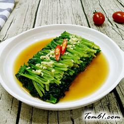 姜汁菠菜的做法