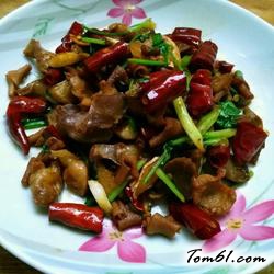 辣炒鸡杂的做法