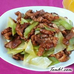 肉片莴笋的做法