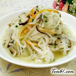葱香白萝卜丝的做法