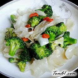 百合银耳西兰花的做法