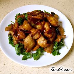 干煸黑鱼片的做法