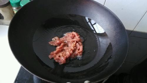 【芸豆角炒肉丝】