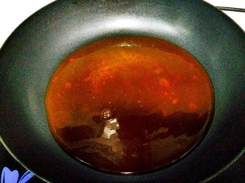 【茄汁黄金虾】