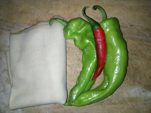 【青椒炒豆腐皮】