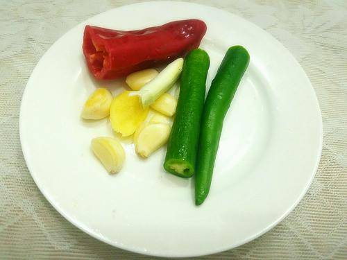 【五花肉炒有机菜花】