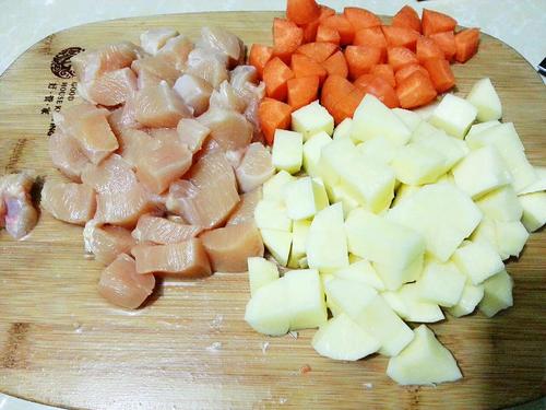 【咖喱土豆鸡块】