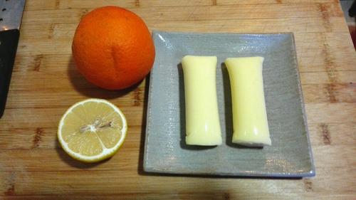 【橙汁玉豆腐】