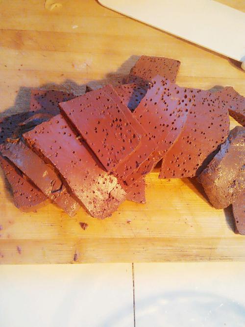 【青椒炒羊血】