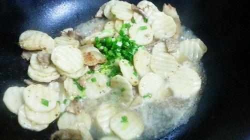 【肉丝炒山药】