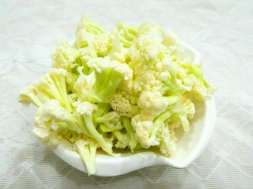 【五花肉炒有机菜花】