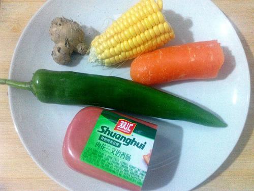 【火腿肠什锦丁】