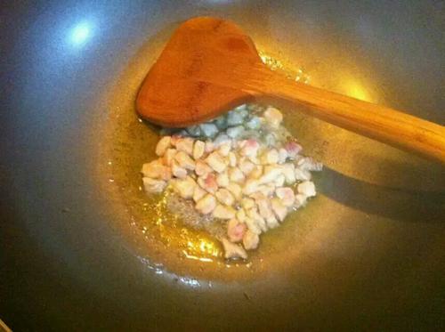 【毛豆炒咸菜】