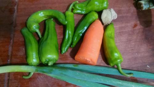 【青椒胡萝卜炒鸡丝】