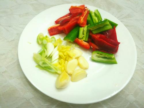 【五花肉炒有机菜花】