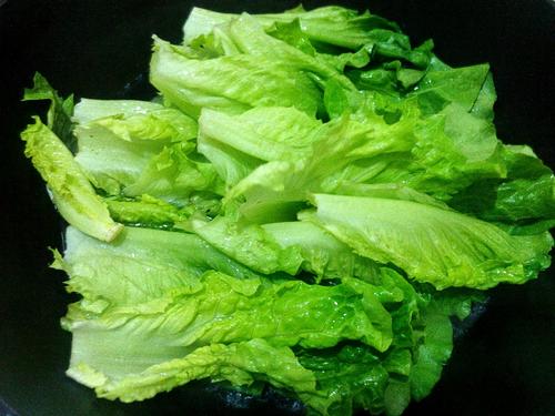 【蚝油香菇扒生菜】