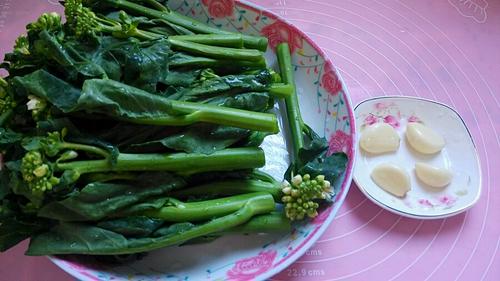 【蒜蓉炒芥蓝】