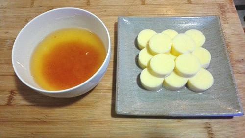 【橙汁玉豆腐】