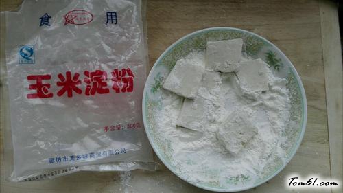 【青蒜烧脆皮豆腐】