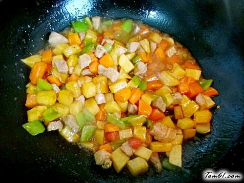 【香辣炒三丁】