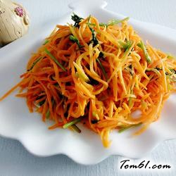 炒胡萝卜丝的做法