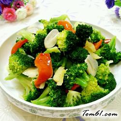 炝炒西兰花的做法