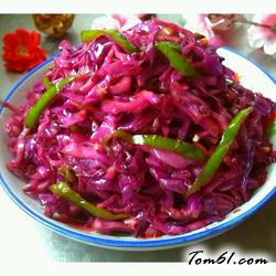 素炒紫甘蓝的做法