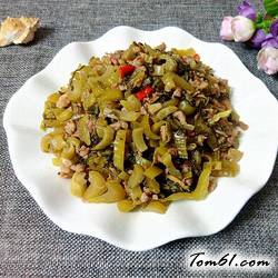 酸菜肉沫的做法