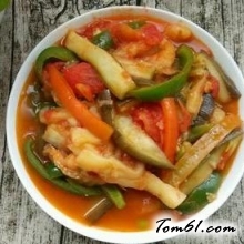 西红柿炒茄子的做法