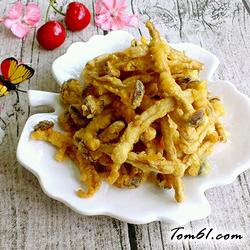 干炸蘑菇的做法