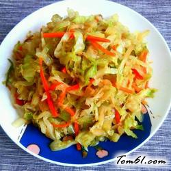 爆炒卷心菜的做法