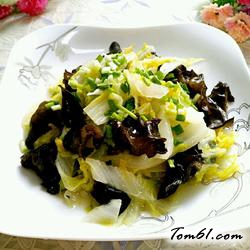 木耳娃娃菜的做法