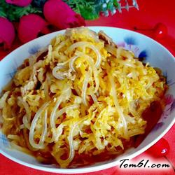 酸菜炒粉条的做法