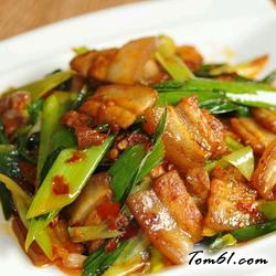 蒜苗小炒肉的做法