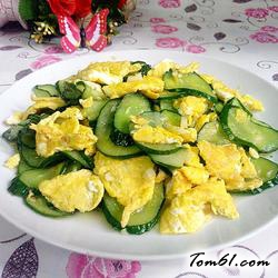 青瓜炒蛋的做法