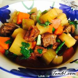 土豆萝卜炖牛肉的做法