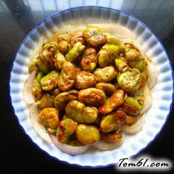 椒盐蚕豆的做法