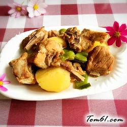排骨芸豆炖土豆的做法