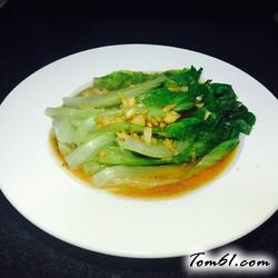 蒜汁蚝油生菜的做法