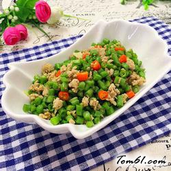 肉末豆角的做法