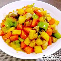 香辣炒三丁的做法