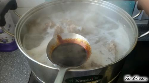 【羊蝎子火锅】