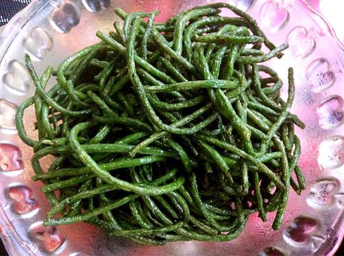 【排骨烧豇豆】