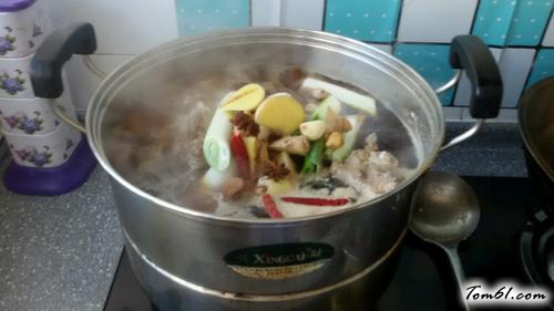 【羊蝎子火锅】