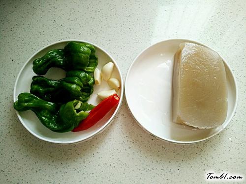 【青椒炒魔芋】