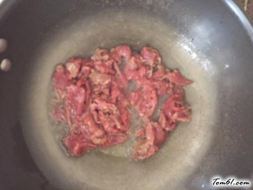 【茭白炒牛肉】
