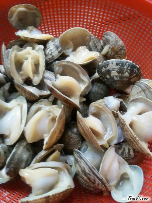 【爆炒麻辣花蛤】