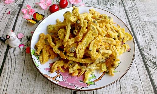 【干炸蘑菇】